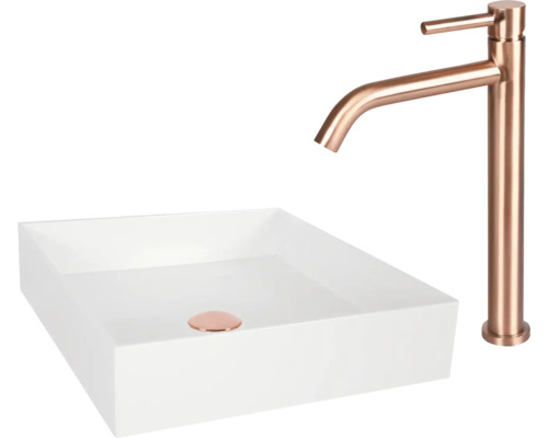 Chiuvetă și baterie pentru baie