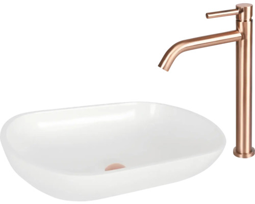 Lavoar ceramic de blat cu robinet