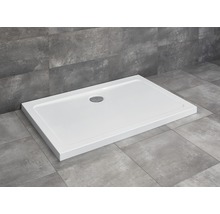 Cădiță de duș dreptunghiulară Radaway Doros Plus D 90x100x5 cm acril alb SDRPD1090-01-thumb-0