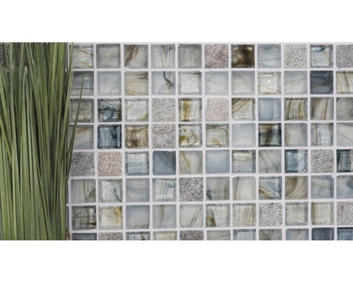 Plăci de mozaic pătrate pentru decorarea pereților