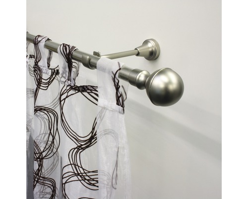 Bară dublă pentru perdea cu draperie