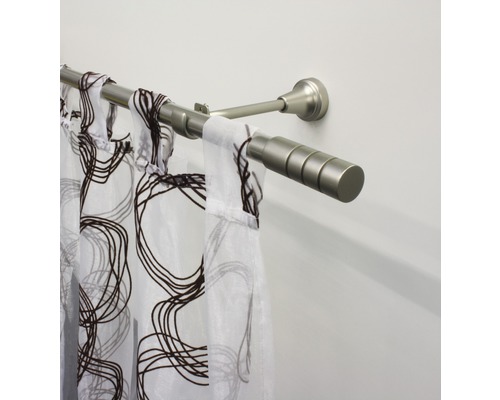 Bară dublă pentru perdele cu perdea