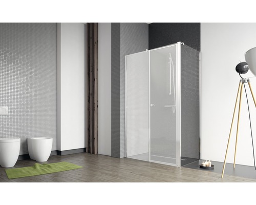 Perete lateral duș Radaway Eos II S1, 100x197 cm, sticlă securizată transparentă, profil crom, stânga Perete lateral duș Radaway Eos II S1, 100x197 cm, sticlă securizată transparentă, profil crom, stânga