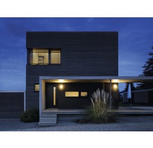 Aplică LED exterior Steinel L240 9,3W 946 lumeni, senzor de mișcare, IP44, antracit