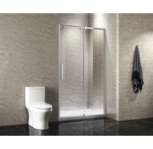 Ușă duș glisantă basano Modena 120x195 cm sticlă transparentă profil crom dreapta-thumb-0