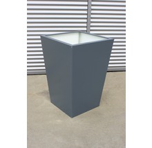 Jardinieră gri în formă de con