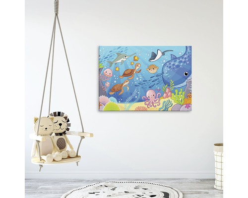 Tablou de perete cu motiv subacvatic pentru camera copiilor