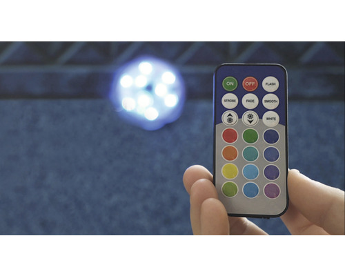 Lumină LED cu telecomandă pentru controlul efectelor de iluminare