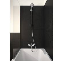 Set duș hansgrohe Croma Select E Vario, pară duș 3 funcții, bară perete 65 cm, furtun duș 160 cm, alb/crom-thumb-1