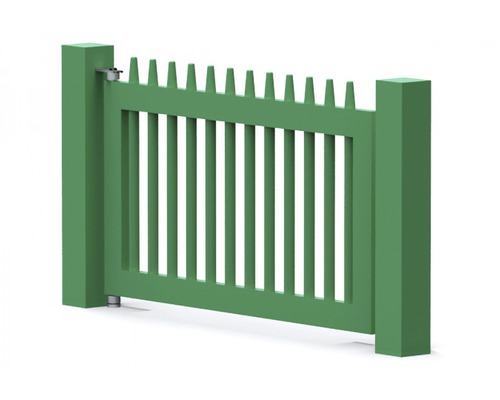 Poartă de grădină din lemn verde