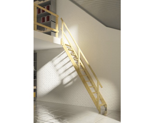 Scară din lemn în cameră