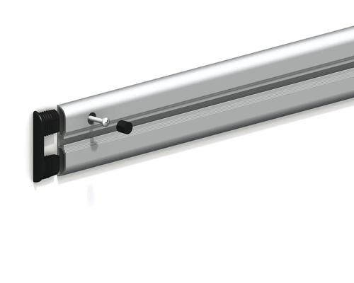 Profil din aluminiu cu accesorii pentru montaj pe perete