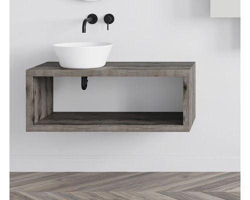 Chiuvetă cu dulap suspendat și robinet