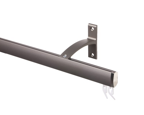 Bară de perdea cu suport pentru fixarea perdelei