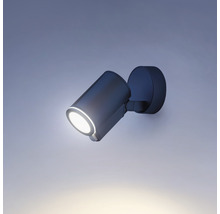 Proiector spot Steinel One GU10 1x7,47W, bec LED inclus, senzor de mișcare, pentru exterior IP44, antracit