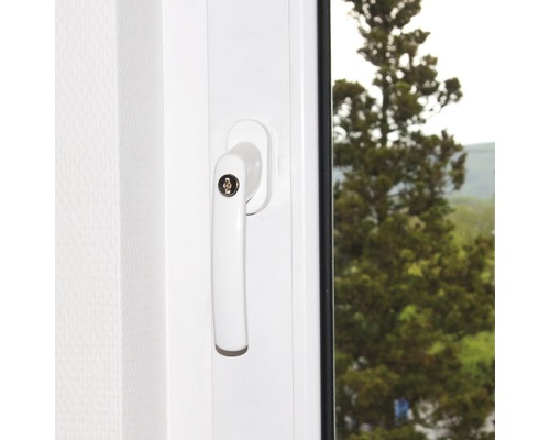 Fereastră cu mâner și încuietoare