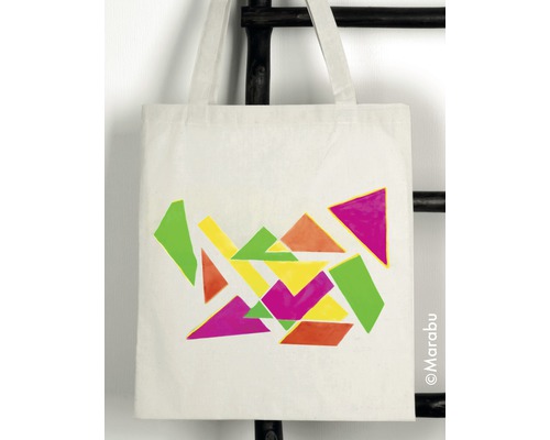 Geantă din material textil cu model geometric