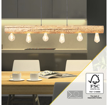Lustră vintage Trabo E27 max. 6x60W, pin cu accente