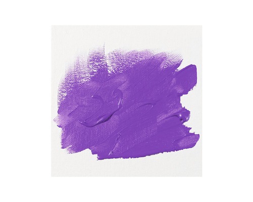 Pată de vopsea violetă pe pânză
