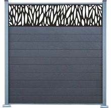 Ecran de confidențialitate WPC cu ecran decorativ