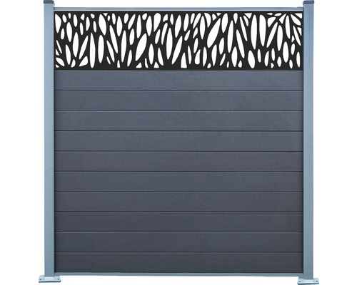 Ecran de confidențialitate WPC cu ecran decorativ