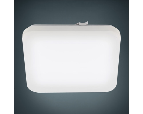 Plafonieră/aplică baie cu LED integrat Frania 17,3W 2000 lumeni, 33x33 cm, IP44, crom