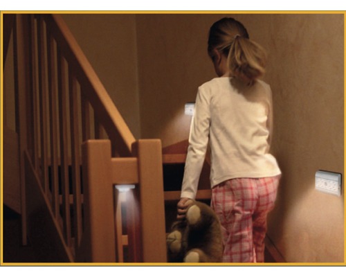 Aplică cu LED integrat Lero 0,64W 40 lumeni, senzor de mișcare, gri Aplică cu LED integrat Lero 0,64W 40 lumeni, senzor de mișcare, gri