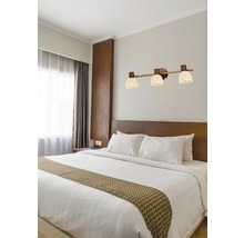 Șină spoturi Rout E14 max. 3x40W, maro/bronz