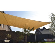 Copertină terasă pătrată 180g/m² bej 360x360 cm