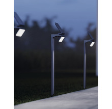 Stâlp solar cu LED Steinel XSolar 150 lumeni 3000K 117,8cm, senzor de mișcare, aluminiu