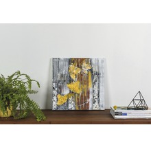 Pânză decorativă cu motiv abstract de frunze pentru decorarea peretelui