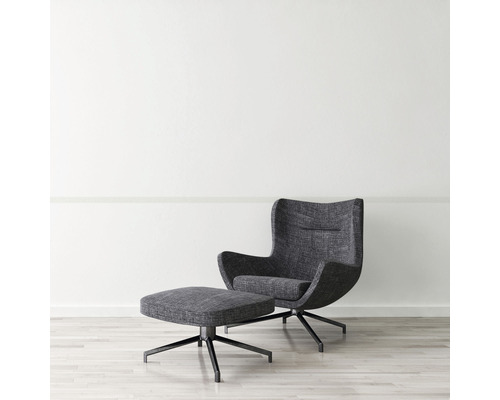 Fotoliu cu suport pentru picioare pe rame cu patru picioare