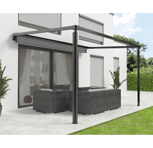 Marchiză/Copertină retractabilă/Pergolă motorizată cu telecomandă și bandă LED 3,94x3,94 m antracit-thumb-1 Marchiză/Copertină retractabilă/Pergolă motorizată cu telecomandă și bandă LED 3,94x3,94 m antracit-thumb-1