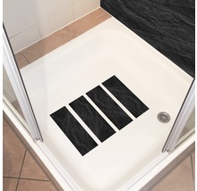 Cădiță de duș cu benzi antiderapante pentru mai multă siguranță