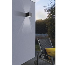 Aplică LED exterior Doninni 6,2W 550 lumeni IP44, antracit