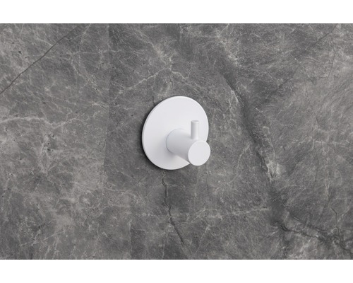 Cârlig de perete alb pentru baie