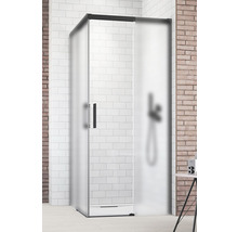 Ușă duș glisantă Radaway Idea Black KDD dreapta 90x200,5 cm, sticlă transparentă, profil negru-thumb-0