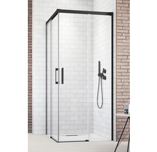 Ușă duș glisantă Radaway Idea Black KDD dreapta 90x200,5 cm, sticlă transparentă, profil negru-thumb-2
