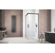 Ușă duș glisantă Radaway Idea Black KDD dreapta 90x200,5 cm, sticlă transparentă, profil negru-thumb-9