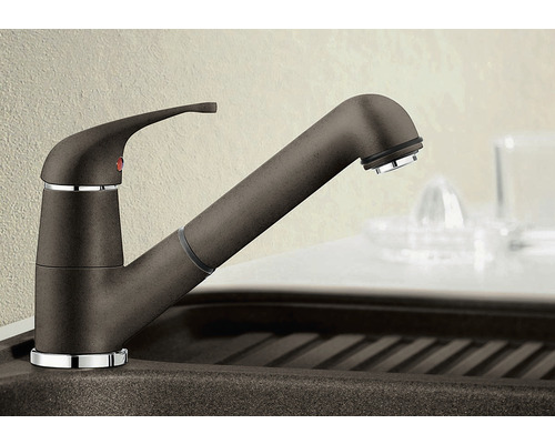 Baterie de bucătărie cu scurgere