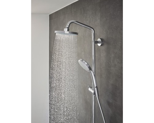 Sistem de duș cu duș fix și duș de mână în baie