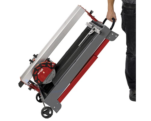 Einhell mașină de tăiat faianță umedă cu roți de transport