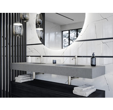 Faianță baie / bucătărie Prestige White rectificată 25x75 cm-thumb-5