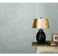 Prim-plan al unui perete cu tapet vlies și decorațiuni