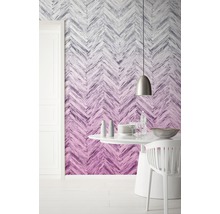 Fototapet vlies 6000A-VD4 Infinity Herringbone pink 400x250 cm