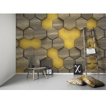 Fototapet vlies 6005C-VD4 Infinity Woodcomb Olive 400x250 cm