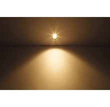 Spot LED încastrat Pomeron 3W 200 lumeni, 2700K variabil, Ø90 mm, alb