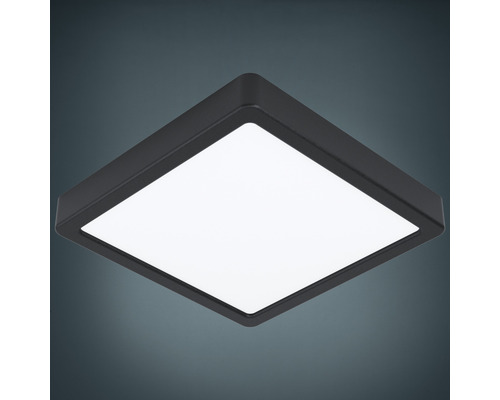 Plafonieră LED pătrată cu ramă neagră