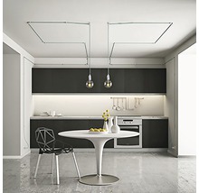 Suport ornamental de tavan Creative-Cables pentru poziționare cablu pendule, transparent-thumb-2