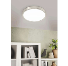 Panou cu LED integrat Fueva5 20W 2500 lumeni Ø28,5 cm, montaj aplicat, lumină neutră, alb/nichel mat-thumb-0